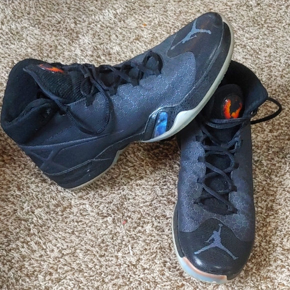 Air Jordan XXX 30 Black Anthracite Sneakers Men's Size 12